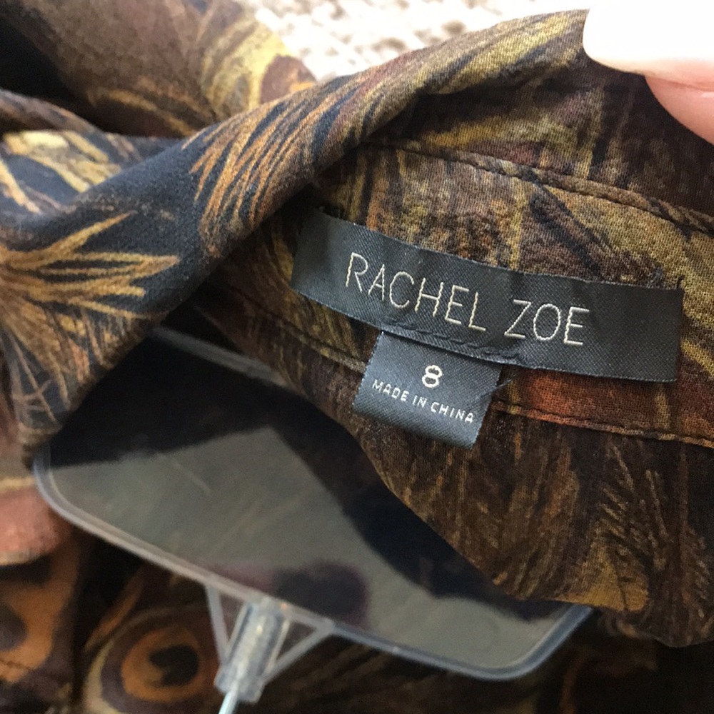 PRISTINE‼️ RACHEL ZOE “JACKIE” RUFFLE BLOUSE‼️ - Picture 12 of 14